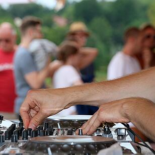 DJ-Session an der Seebühne