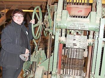 Der Walderlebnistag im Landkreis Kulmbach geht mit auf die Initiative von Ingrid Flieger zurück. Unser Bild zeigt sie in der Stadtsteinacher Schneidmühle.