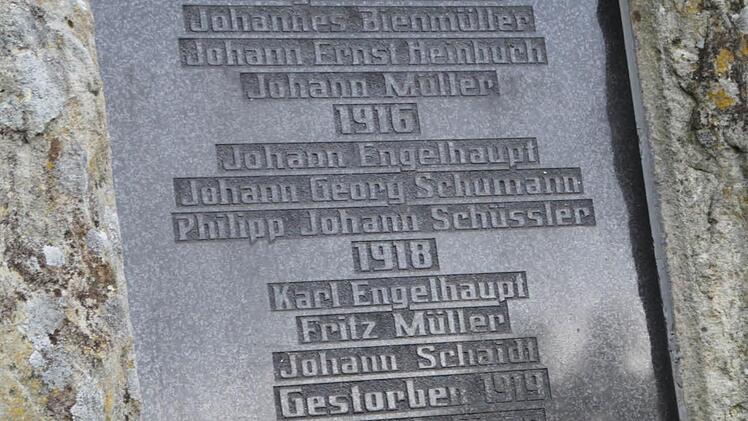 Kriegerdenkmal in Weißenbach Foto: Ulrike Müller