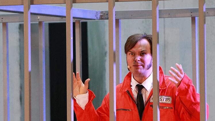 Die Musical Comedy "Blues Brothers in Prison" feierte Premiere auf der Waldbühne Heldritt. Karsten Kenzel als Jake Blues.Foto: Jochen Berger