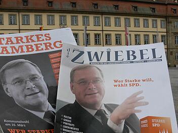 Zwei Anzeigen in Bamberger Magazinen sind zum Stein des Anstoßes geworden. Betreibt hier der Gemeindewahlleiter und OB Andreas Starke unzulässige Wählerbeinflussung zu Gunsten der SPD? Oder handelt es sich um eine private Meinungsäußerung?   Fotos: Michael Wehner