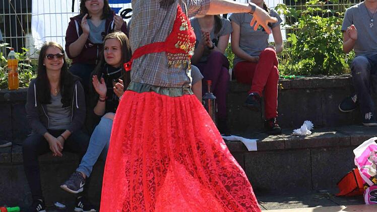 Eindrücke vom Abi-Scherz. Foto: Isabel Dill