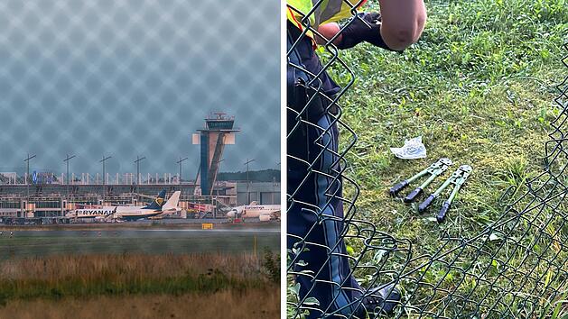 Nach Klebeaktion am Flughafen Nürnberg - Bayerns Innenminister mit klarem Statement