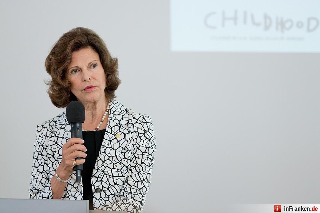 Königin Silvia von Schweden zu Besuch in Würzburg