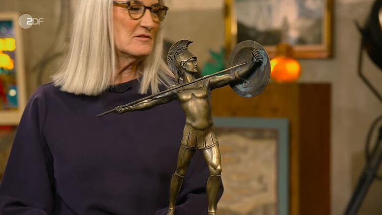 Der Speerwerfer aus Bronze von Hans Rieder aus den 1920er-Jahren wurde auf 650 bis 850 Euro geschätzt. Für 600 Euro bekam Christian Vechtel den Zuschlag.