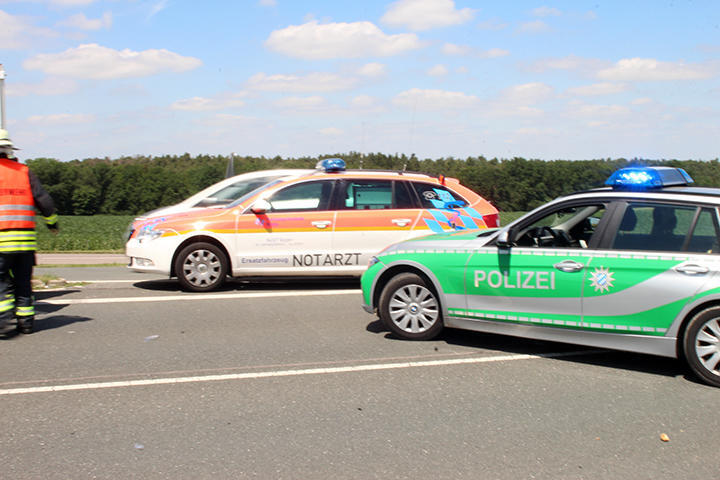 Quad und Auto kollidieren im Landkreis Fürth