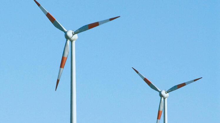 40 bis 50 Windräder könnten im Landkreis Kulmbach gebaut werden, wenn der Regionalplan wie vorgesehen verabschiedet wird. Foto: Patrick Pleul