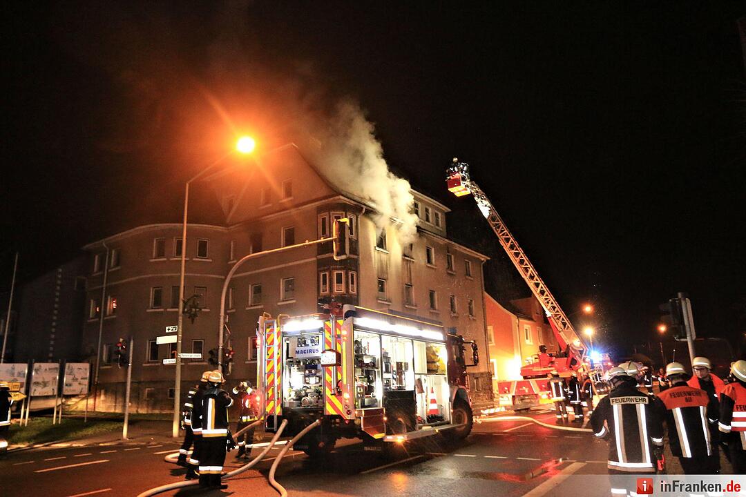 Feuer in Wohnung eines Mehrfamilienhauses in Küps