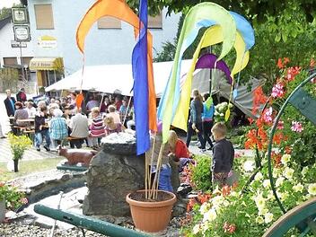 Die Nurner SV-Gymnastikdamen werden den Erlös des am Sonntag stattfindenden Festes erneut zur Erhaltung und Pflege des Brunnens sowie zur Ortsverschönerung verwenden.  Foto: Hans Franz