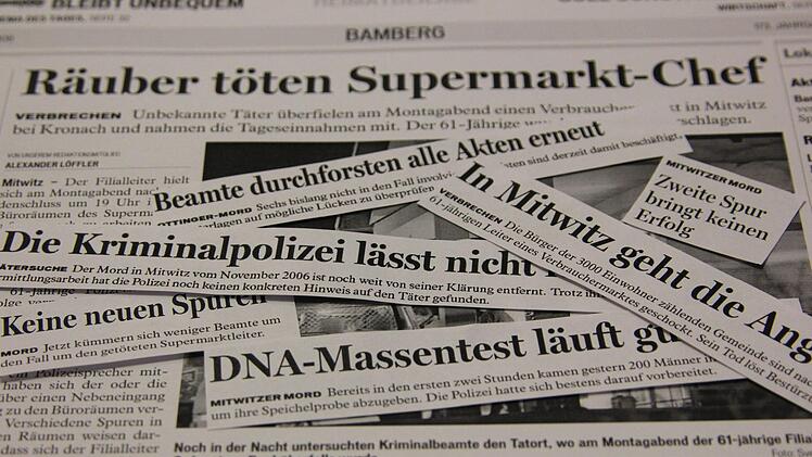 13 Jahre ist der Raubmord am Mitwitzer Supermarktbesitzer Norbert Ottinger inzwischen schon her. Die Ermittlungen von Kriminalpolizei und Staatsanwaltschaft dauern aber nach wie vor an. Foto: Marco Meißner
