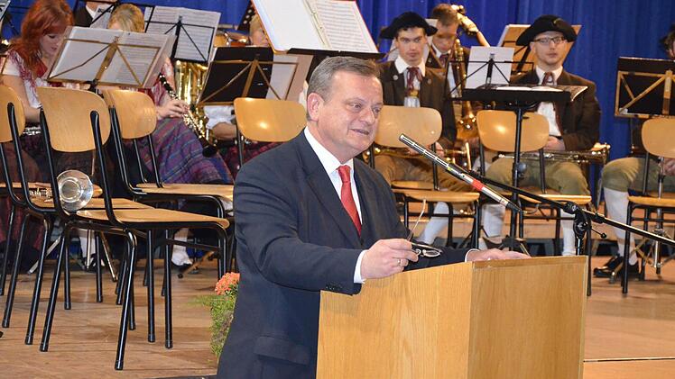 Manfred Ländner bei seiner Laudatio
