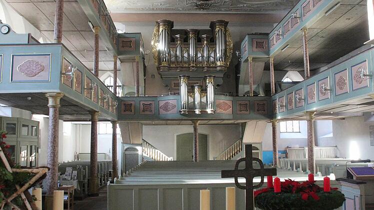 Die Emporen in der Heilig-Kreuz-Kirche bleiben bis auf Weiteres geschlossen. Fotos: Ulrike Nauer