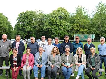 Die DJK Frankenbrunn ehrte langjährige Mitglieder.
