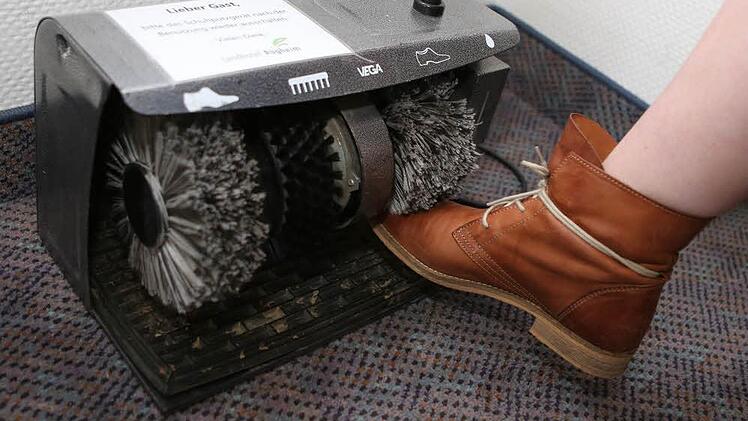 Jedes Hotel muss ein Schuhputzgerät haben.Foto: Barbara Herbst