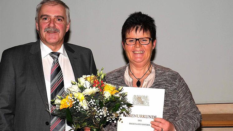 Andrea Jäger feierte ihr 25-jähriges Arbeitsjubiläum.