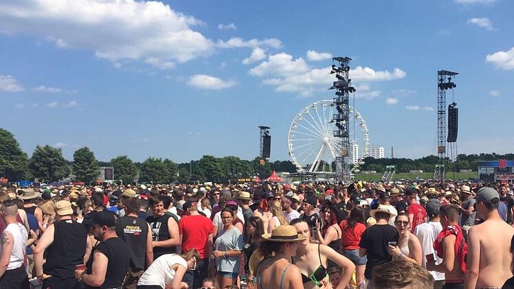 Sonne und Hitze bei Rock im Park. Foto: Annika Seidel