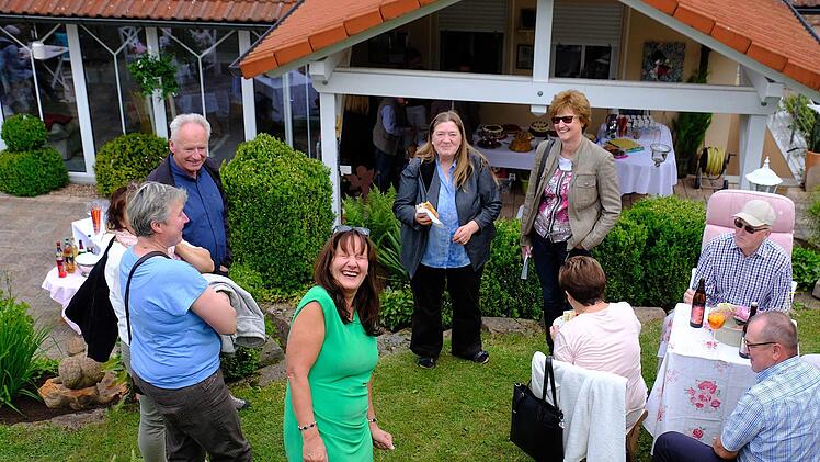 Ein Magnet für die Besucher war der Terrassengarten von Astrid Mützel aus Heiligkreuz. Gerd Schaar