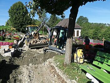 Der Wüstensteiner Friedhof wird neu gestaltet. Foto: Paul Pöhlmann