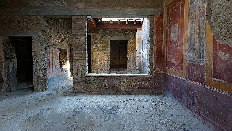 Ausgrabungsfunde aus Pompeji bei Neapel dienten als Vorbilder für das Pompejanum.