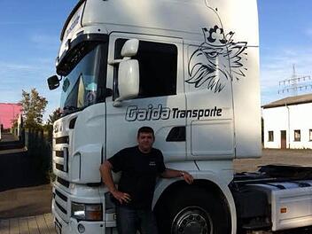 Als 13-Jähriger kam Sergej Gaida aus Kasachstan in die Rhön. Elf Jahre später kauft er seinen ersten Lkw und macht sich selbstständig.Fotos: privat