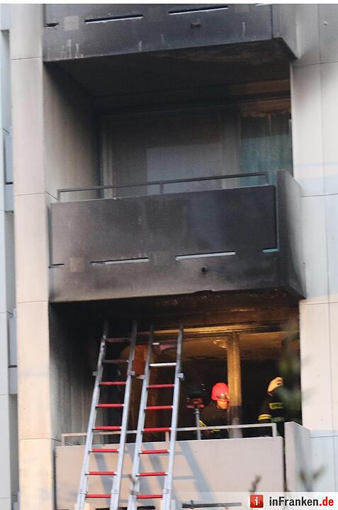 Brand in Mehrfamilienhaus in Coburg