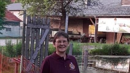 Brigitte Benckiser, Landwirtin aus Maßbach, hat die "Dorfrocker" auf ihren Bauernhof geholt. Foto: Privat