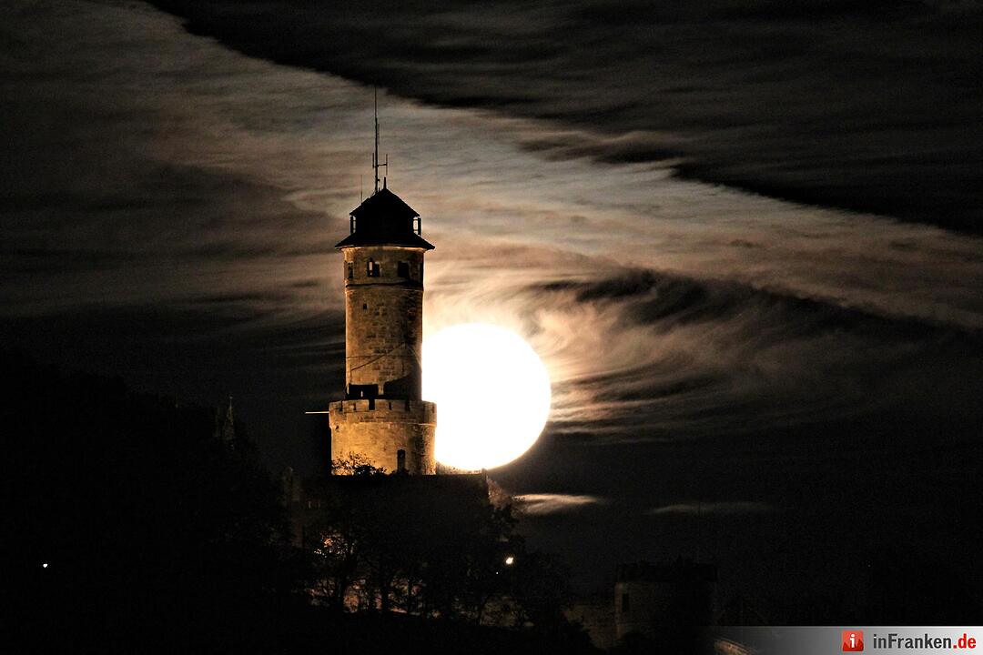 Supermond über Bamberg