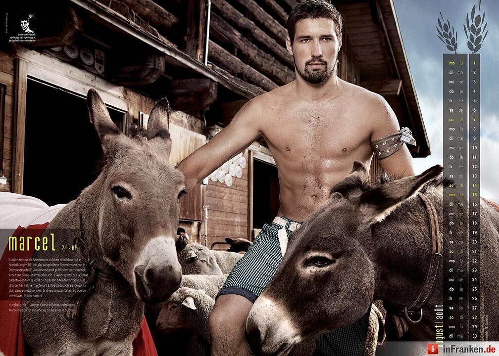 Schweizer Bauernkalender - Boys 2016: Dreck, Schweiß und Muskeln