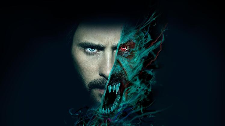 In der düsteren Comic-Verfilmung "Morbius" verwandelt Jared Leto sich in ein gruseliges Fledermaus-Monster.