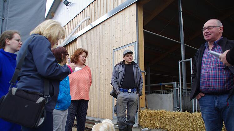 Die FT-Redaktion machte sich ein Bild vom neuen Kuhstall. Foto: Marco Meißner