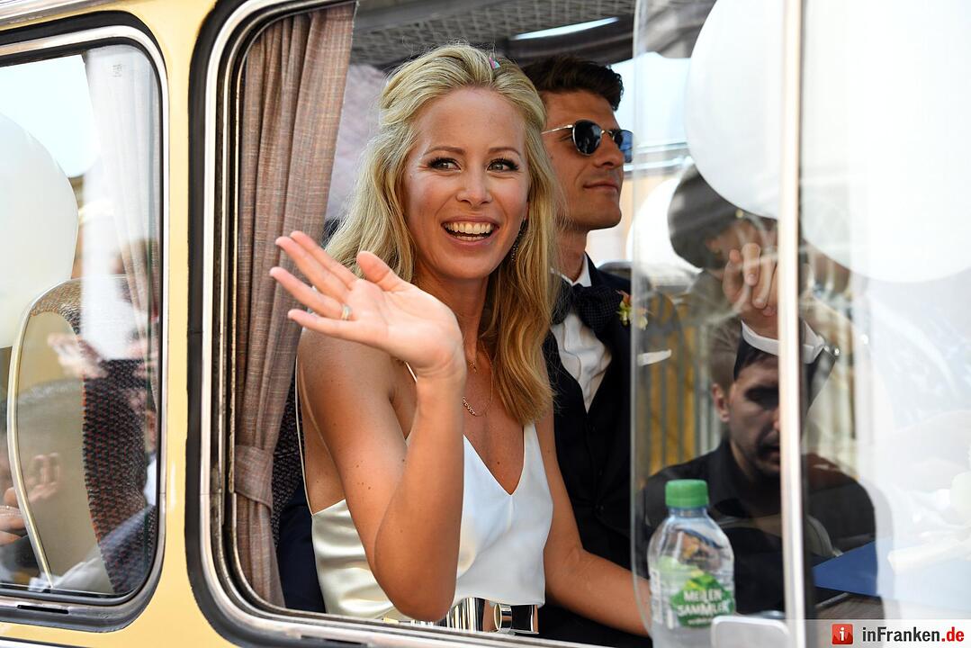 Mario Gomez heiratet seine Carina in München