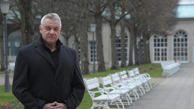 Der 64-j&auml;hrige pensionierte Finanzbeamte Peter Eggen bewirbt sich f&uuml;r die AfD um das Amt des Bad Kissinger Oberb&uuml;rgermeisters.  Foto: Siegfried Farkas