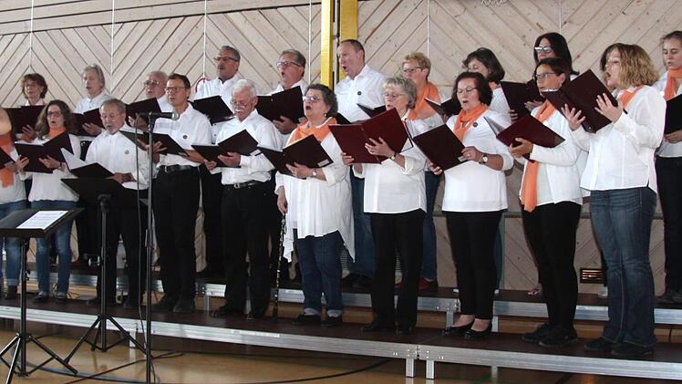 Der Volkschor Herzogenaurach sang von der Liebe.   Foto: Richard Sänger