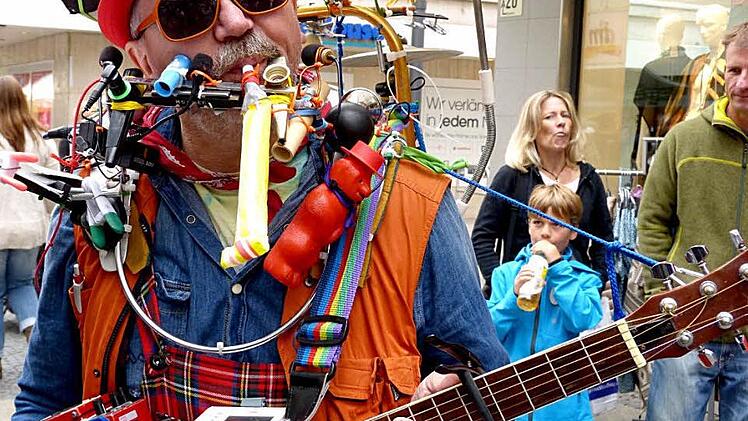 De Fux Deiwels Wilde ist einer von 40 Akteuren beim Schweinfurter "Pflasterklang". Foto: privat