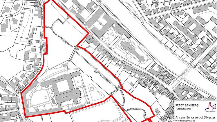 Ansammlungsverbot an Silvester 2021 in Bamberg