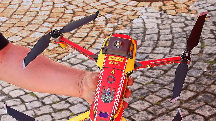 Die Drohne ist für die Feuerwehr ein wichtiges Hilfsmittel bei Suchaktionen. Foto: Dieter Britz