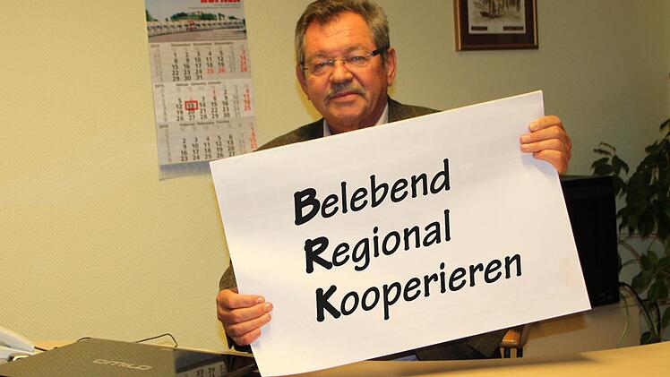 Für die Aktion "Aufbrecher" hat Hans Rohrmüller vom Forum Bad Brückenau ein Motto entwickelt. Foto: Ulrike Müller