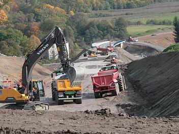Bau der Umgehung in Stadtsteinach. Foto: Jürgen Gärtner