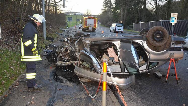 Ein schwerer Unfall ereignete sich am Donnerstag auf dem Westring.  Foto: Peter Rauch
