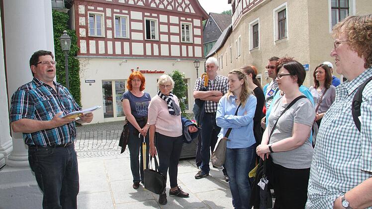 Erich Olbrich hatte einiges parat, das auch gebürtige Kulmbacher noch nicht wussten. Foto: Sonny Adam