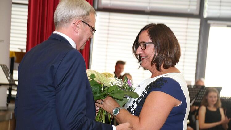 Joachim Schwigon bedankt sich bei seiner Frau Ursula. Thomas Malz