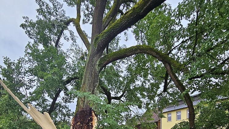 Marktrodach von Unwetter gebeutelt - verwüstete Friedhöfe, umgestürzte Bäume, geschlossenes Freibad