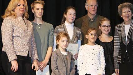 Die Lichtenfelser Gruppe mit Bianca Fischer (rechts)  Fotos: Michael Wunder