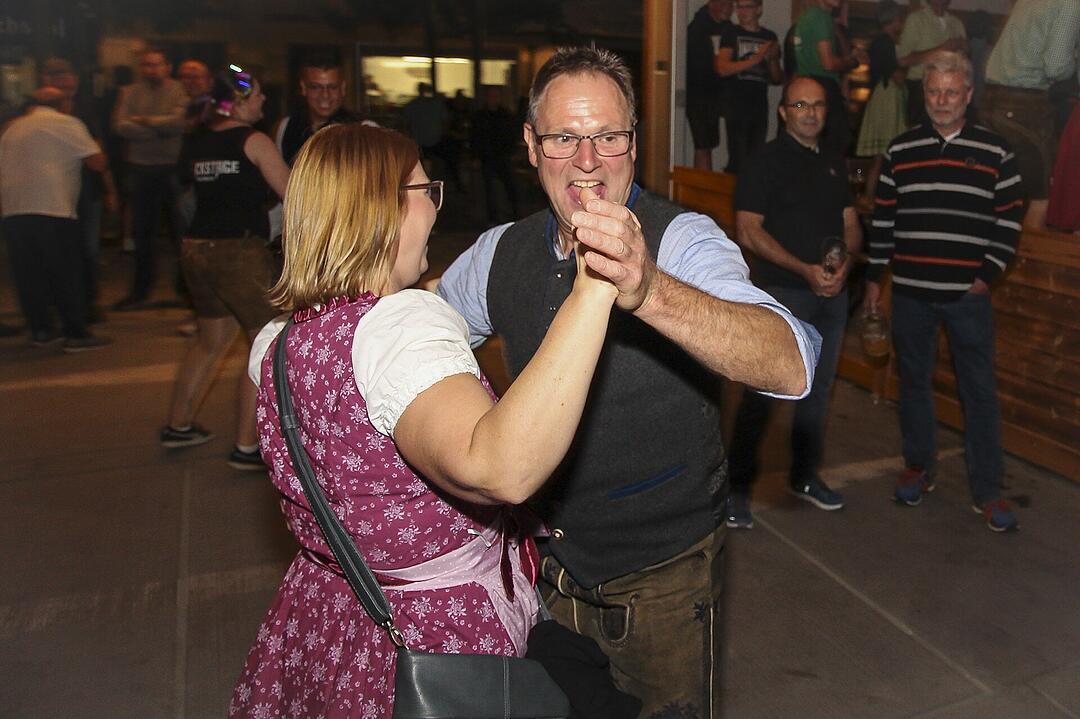 Für Partystimmung sorgten die "Stoapfälzer Spitzbuam"