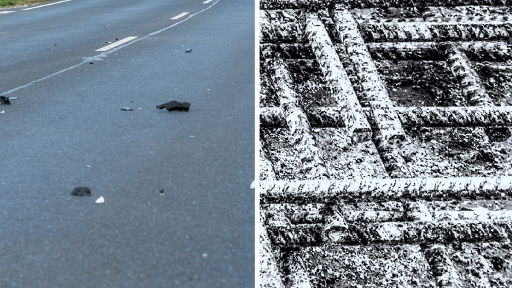 Ebersdorf: Mehrere Verkehrsteilnehmer melden Metallgitter auf B303  - Polizei sucht Hinweise