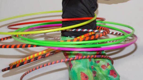 Neu im Programm von Mäc Härder: Hula Hoop mit bis zu zehn Reifen.