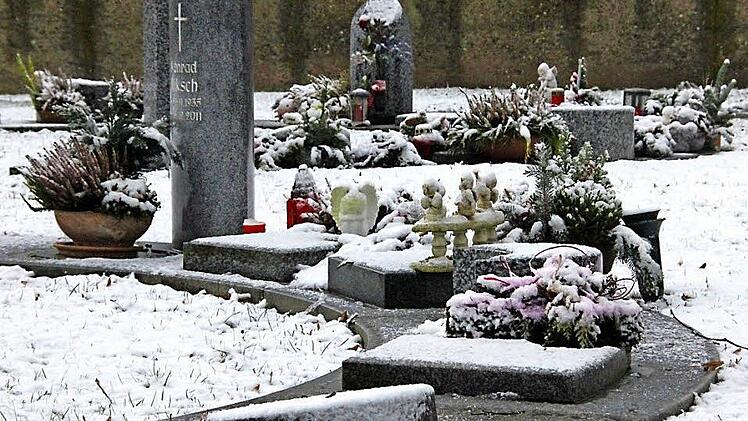 Die Urnenfelder im Kronacher Friedhof könnten Vorbild für ähnliche Einrichtungen in den Stadtteilen sein. Foto: Marco Meißner