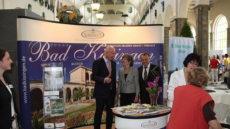 Der Stand der Staatsbad GmbH als Blickfänger.