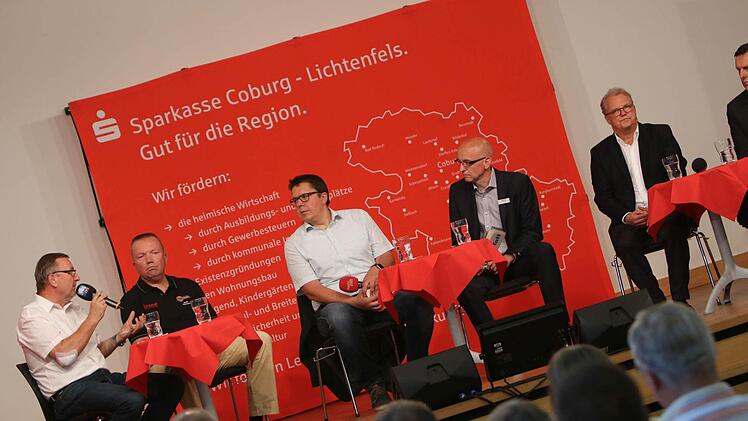 Impressionen vom Regionentalk zum Thema Sportstadt CoburgFoto: Jochen Berger