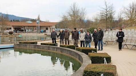 Größere Besuchergruppen wie hier waren selten anzutreffen.